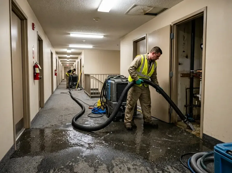 multi-unit-apartment-hallway-f-005 — frequently asked questions, Emergency Burst Pipe Water Extraction & Removal in Fair Oak…